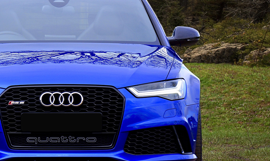 Photo of Blue Audi Car
